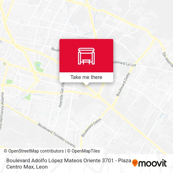 Mapa de Boulevard Adolfo López Mateos Oriente 3701 - Plaza Centro Max