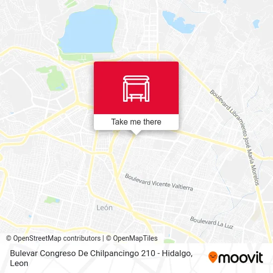 Bulevar Congreso De Chilpancingo 210 - Hidalgo map