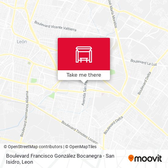 Mapa de Boulevard Francisco González Bocanegra - San Isidro