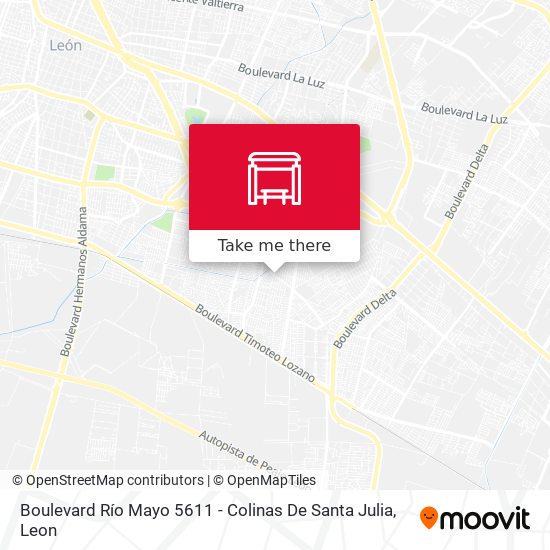 Boulevard Río Mayo 5611 - Colinas De Santa Julia map