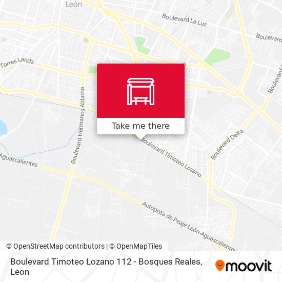 Mapa de Boulevard Timoteo Lozano 112 - Bosques Reales