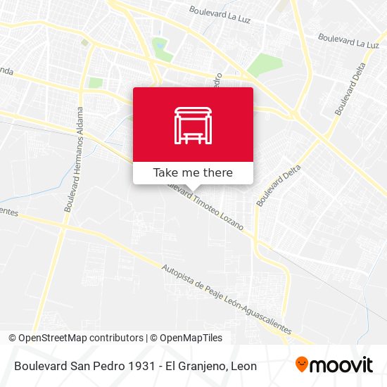 Boulevard San Pedro 1931 - El Granjeno map