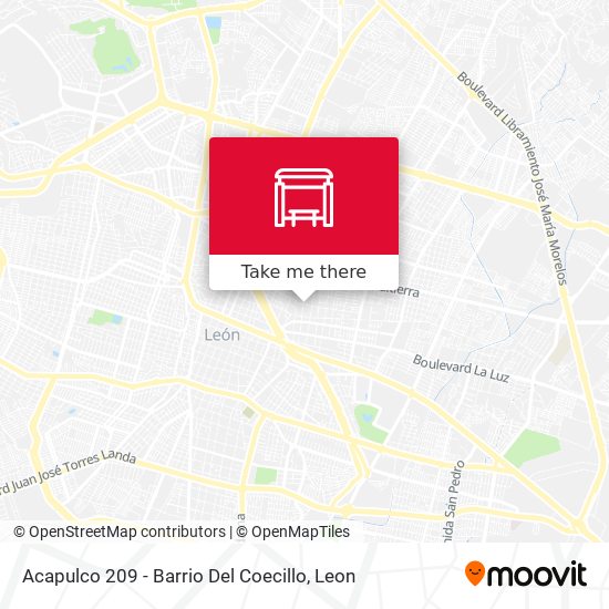 Acapulco 209 - Barrio Del Coecillo map