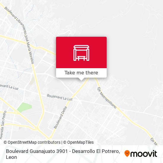 Boulevard Guanajuato 3901 - Desarrollo El Potrero map