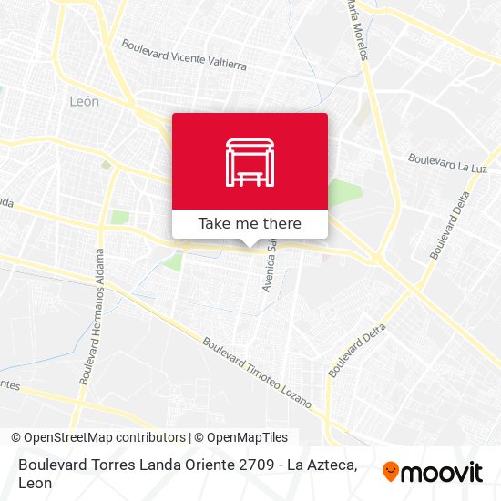 Mapa de Boulevard Torres Landa Oriente 2709 - La Azteca