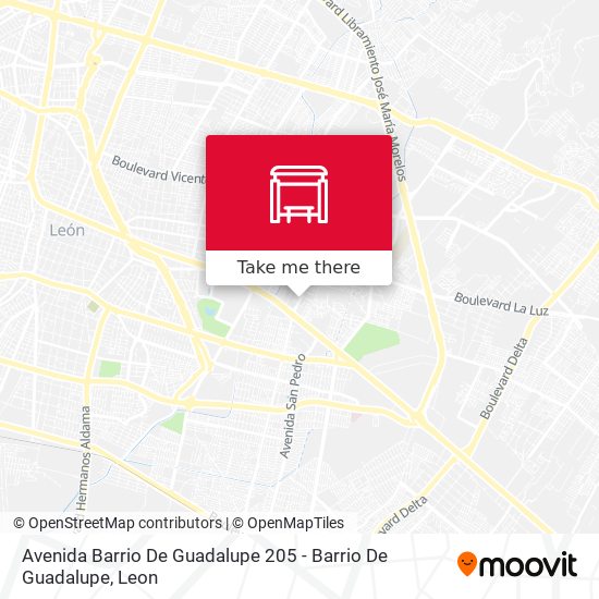 Avenida Barrio De Guadalupe 205 - Barrio De Guadalupe map