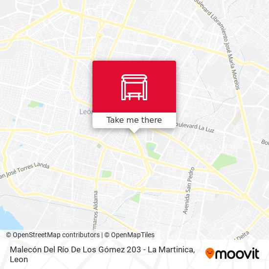 Malecón Del Río De Los Gómez 203 - La Martinica map