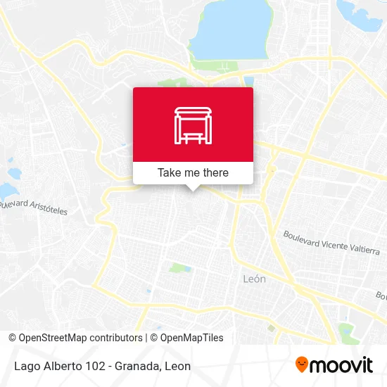 Lago Alberto 102 - Granada map