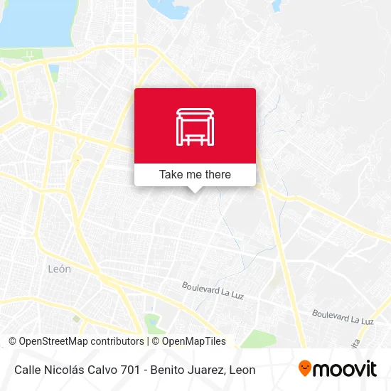 Mapa de Calle Nicolás Calvo 701 - Benito Juarez