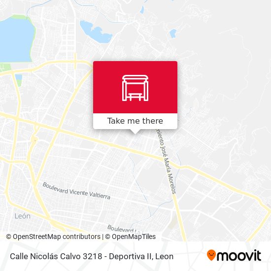 Calle Nicolás Calvo 3218 - Deportiva II map