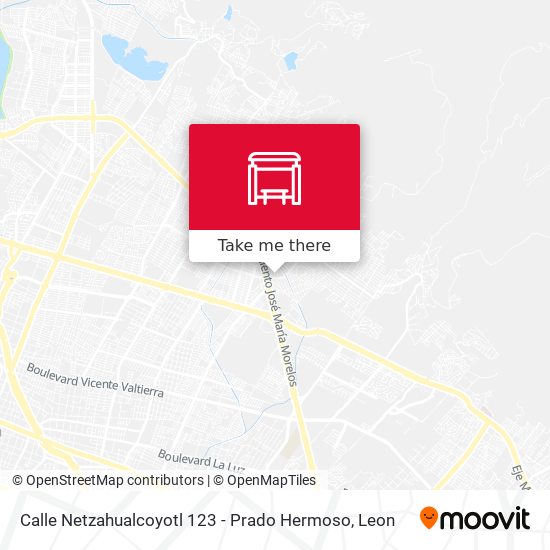 Calle Netzahualcoyotl 123 - Prado Hermoso map