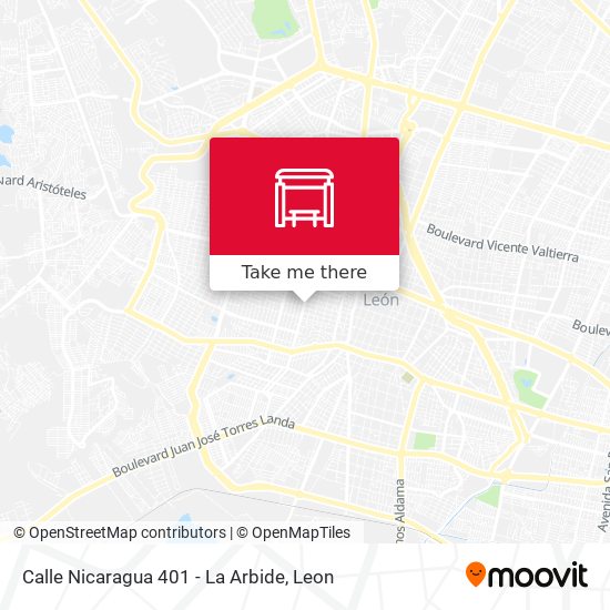 Calle Nicaragua 401 - La Arbide map