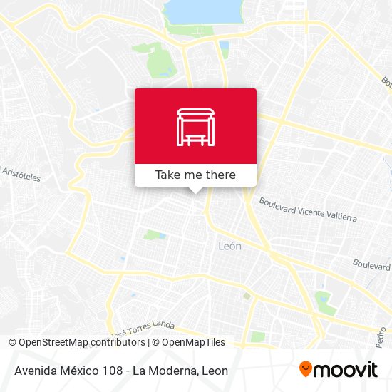Avenida México 108 - La Moderna map