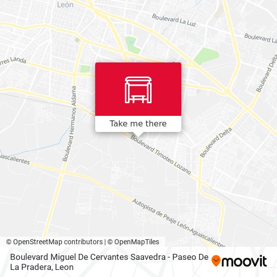 Boulevard Miguel De Cervantes Saavedra - Paseo De La Pradera map