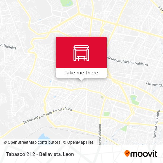 Tabasco 212 - Bellavista map