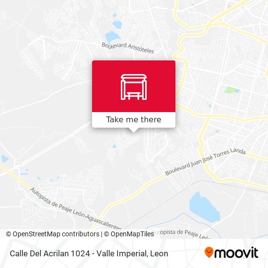 Mapa de Calle Del Acrilan 1024 - Valle Imperial