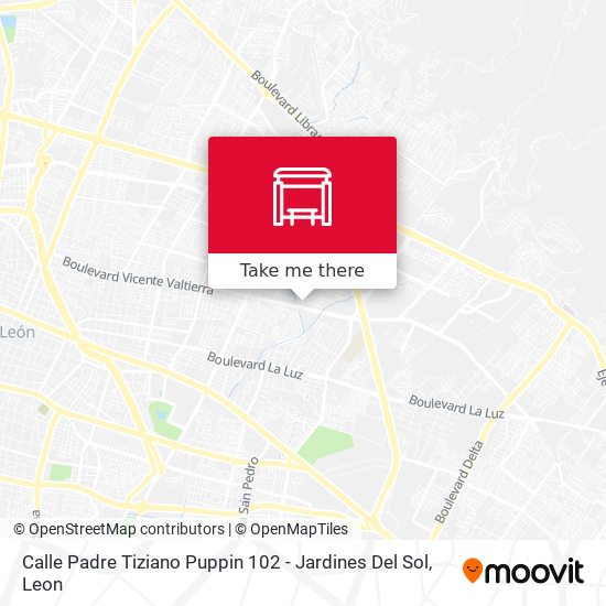 Calle Padre Tiziano Puppin 102 - Jardines Del Sol map