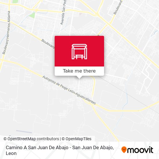 Camino A San Juan De Abajo - San Juan De Abajo map