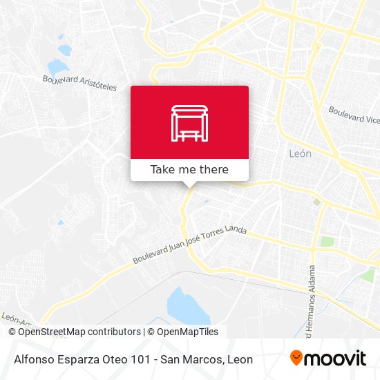 Alfonso Esparza Oteo 101 - San Marcos map