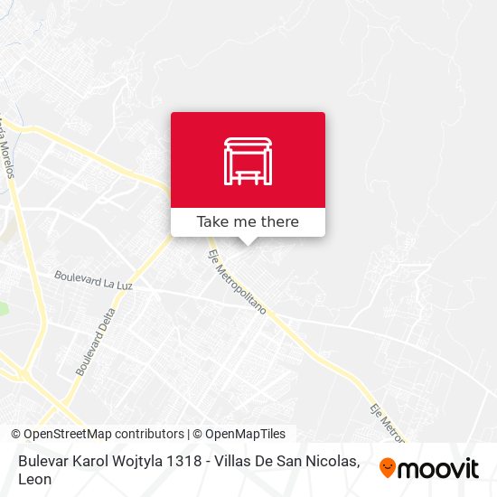 Bulevar Karol Wojtyla 1318 - Villas De San Nicolas map