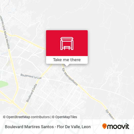 Boulevard Martires Santos - Flor De Valle map