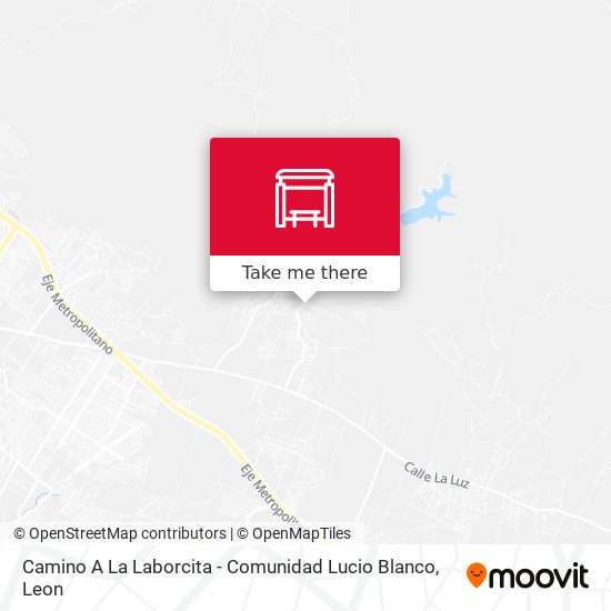Mapa de Camino A La Laborcita - Comunidad Lucio Blanco