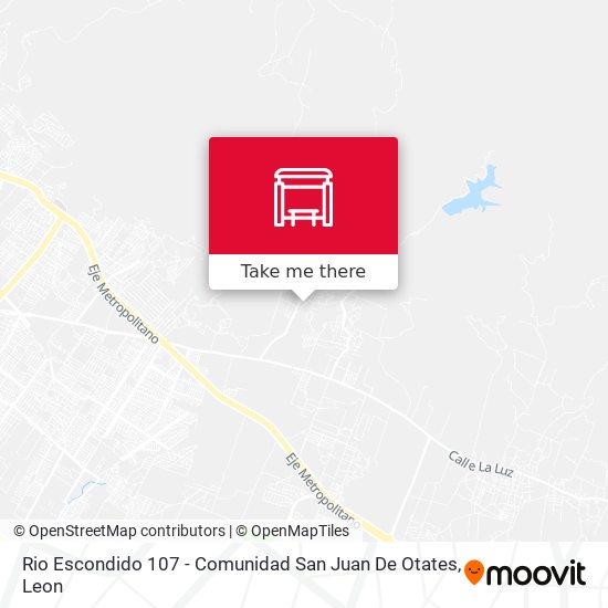 Rio Escondido 107 -  Comunidad San Juan De Otates map