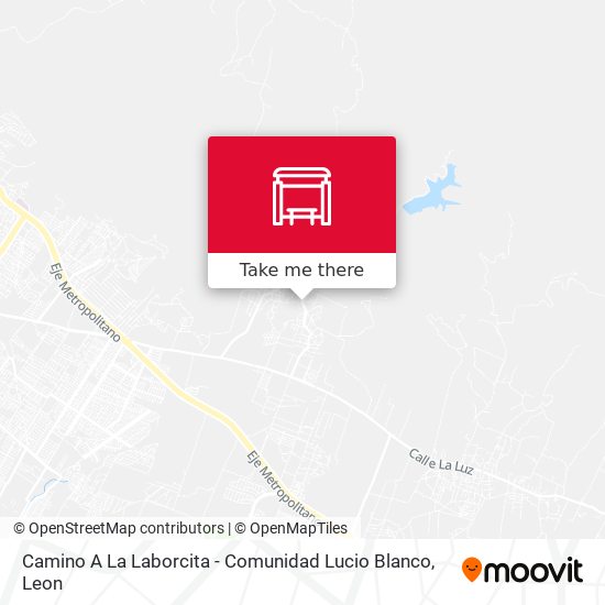 Mapa de Camino A La Laborcita - Comunidad Lucio Blanco