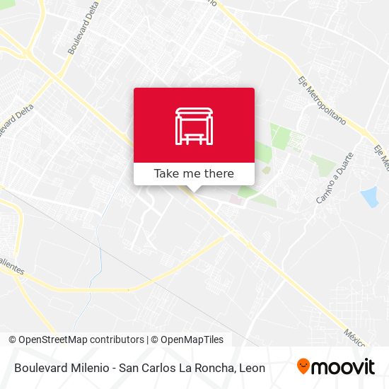 Boulevard Milenio - San Carlos La Roncha map