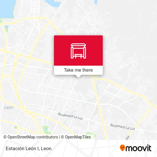 Estación León I map