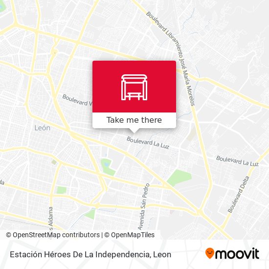 Estación Héroes De La Independencia map