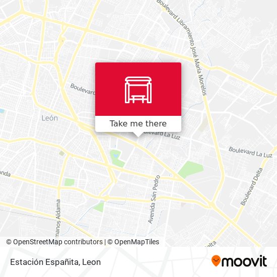 Estación Españita map