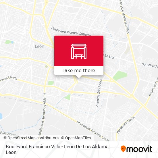 Mapa de Boulevard Francisco Villa  - León De Los Aldama