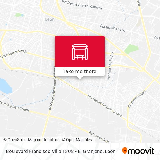 Mapa de Boulevard Francisco Villa 1308 - El Granjeno