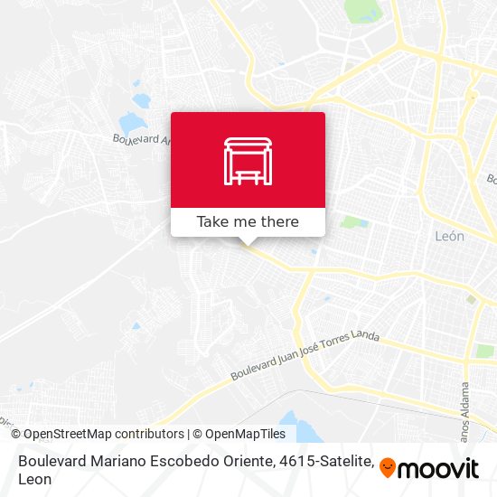 Boulevard Mariano Escobedo Oriente, 4615-Satelite map