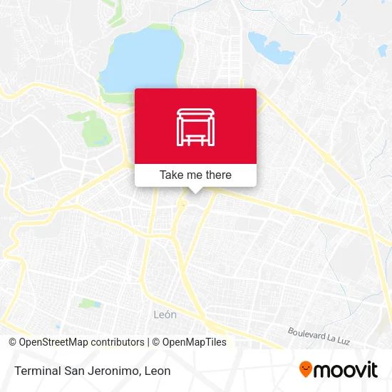 Terminal San Jeronimo map