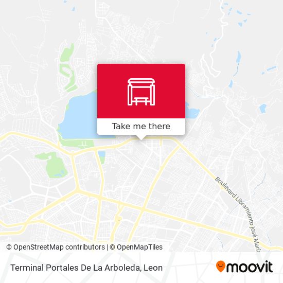 Terminal Portales De La Arboleda map