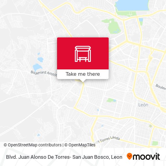 Mapa de Blvd. Juan Alonso De Torres- San Juan Bosco