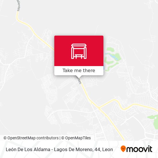 Mapa de León De Los Aldama - Lagos De Moreno, 44