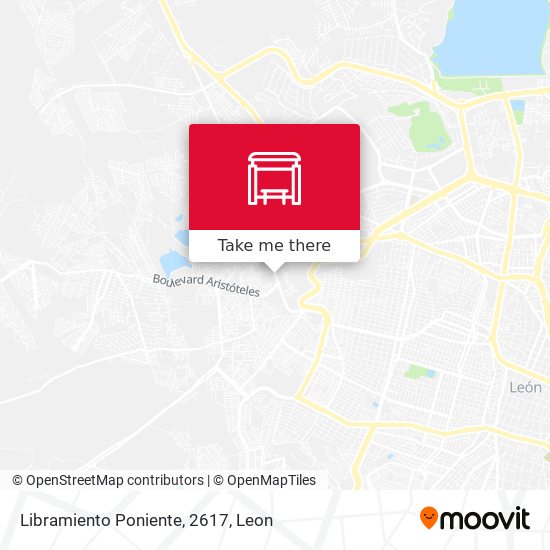 Mapa de Libramiento Poniente, 2617