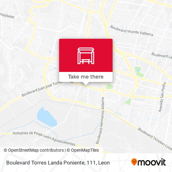 Mapa de Boulevard Torres Landa Poniente, 111