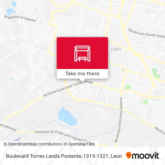 Boulevard Torres Landa Poniente, 1315-1321 map