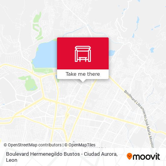 Boulevard Hermenegildo Bustos - Ciudad Aurora map