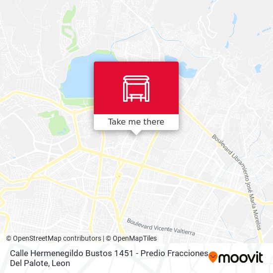 Calle Hermenegildo Bustos 1451 -  Predio Fracciones Del Palote map
