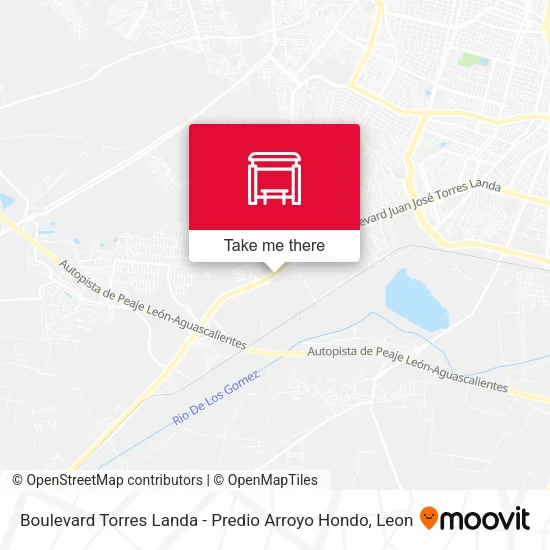 Mapa de Boulevard Torres Landa - Predio Arroyo Hondo