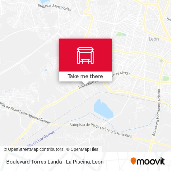 Boulevard Torres Landa  -  La Piscina map