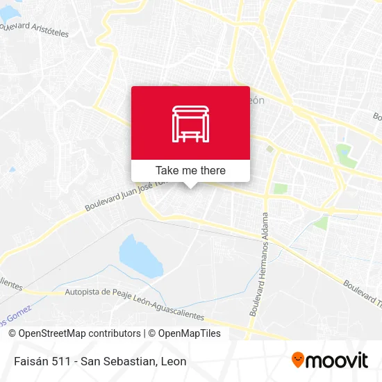 Mapa de Faisán 511 - San Sebastian