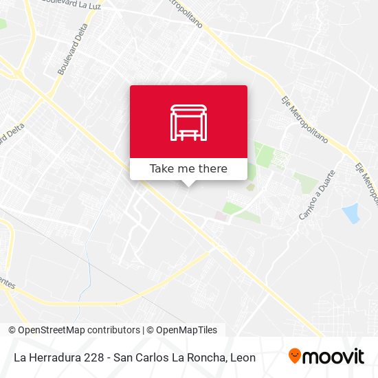 La Herradura 228 -  San Carlos La Roncha map