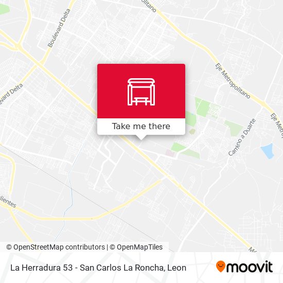 La Herradura 53 -  San Carlos La Roncha map