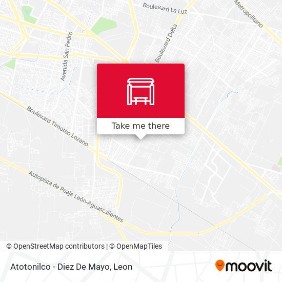 Mapa de Atotonilco  -  Diez De Mayo